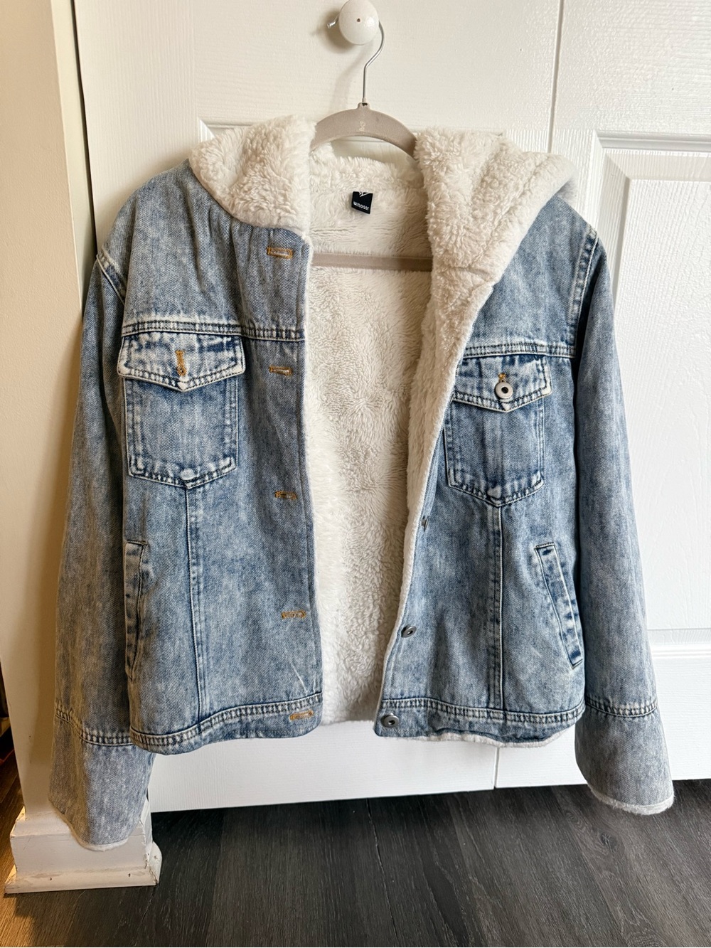 Windsor Cream Sherpa-Lined Jacket